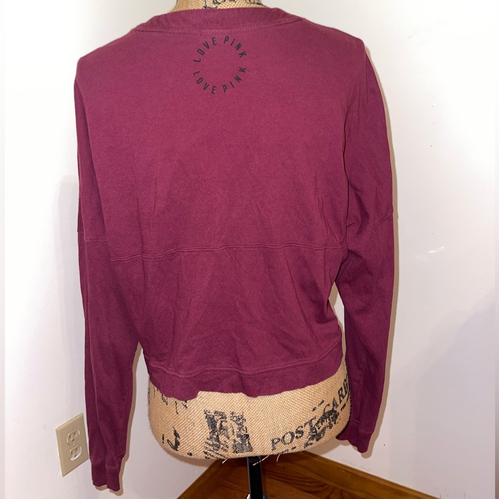 Pink Long Sleeve in Maroon - Picture 2 of 5